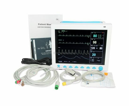 Contec CMS8000 Patient Monitor, USFDA Approved Cardiac Monitor, 12.1 inch Multipara Monitor